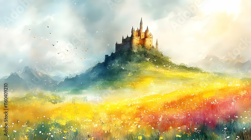 Castle Stands Majestically ...