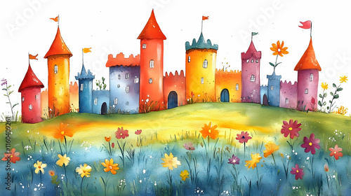 Whimsical Castles Rise Abov...
