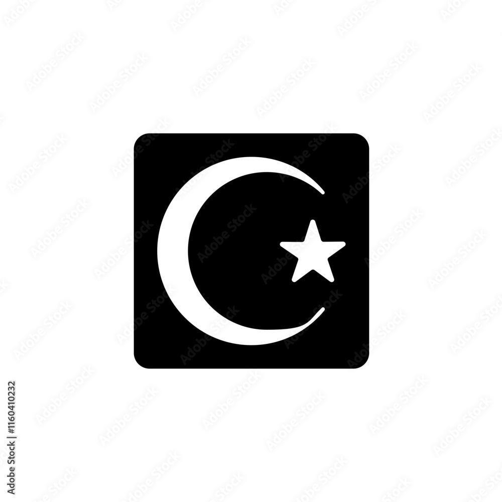 Islamic Crescent and Star
Islamic Crescent and Star