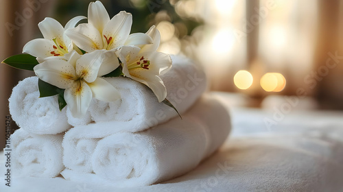 White Lilies Enhance Spa To...