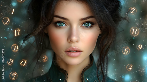 Woman with Enchanting Eyes ...