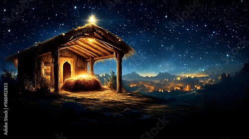 Nativity Scene Shines Under...