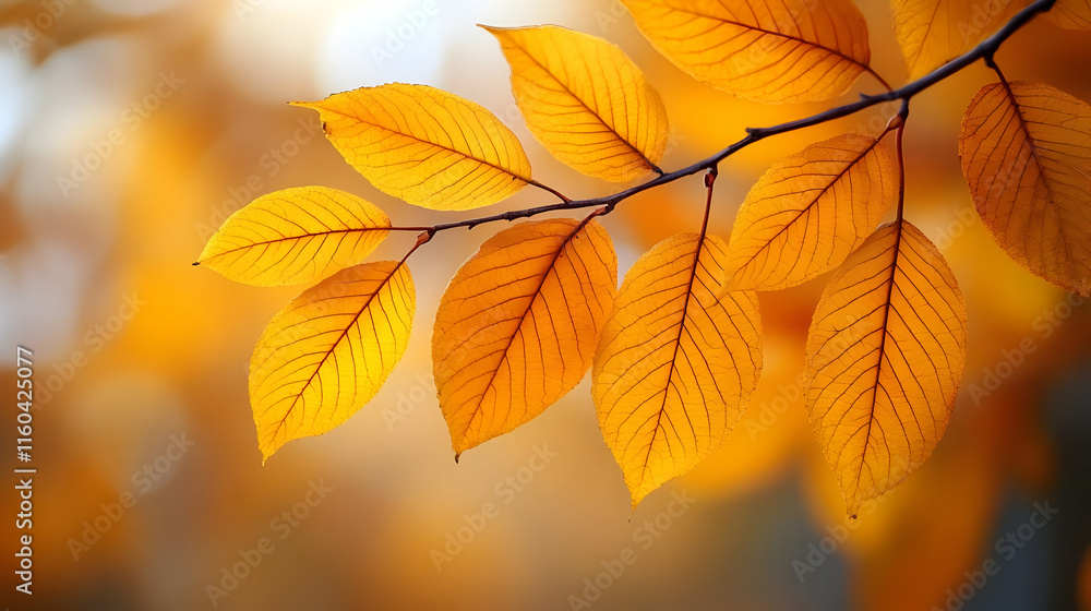 Photo Autumn Leaves, Golden Yellow Fall Foliage Background Photo Autumn Leaves, Golden Yellow Fall Foliage Background