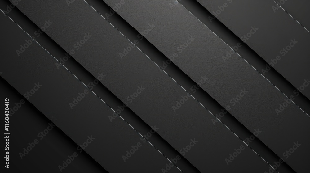 Dark gray diagonal stripes with shadows. Dark gray diagonal stripes with shadows.