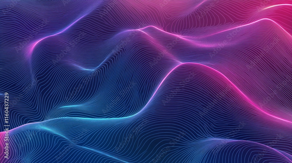 Abstract pink and blue wave pattern background. Abstract pink and blue wave pattern background.