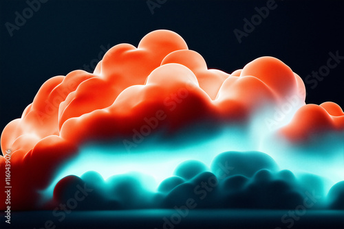 Vibrant Colorful Cloudscape