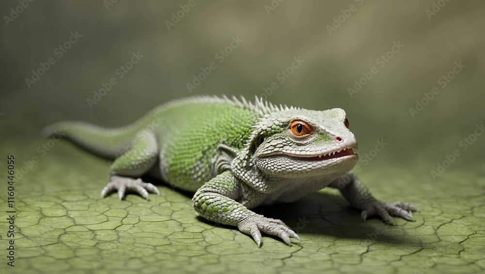 Fototapeta premium Reptile Lizard Skin Texture: A Generative AI Artwork of Natural Patterns