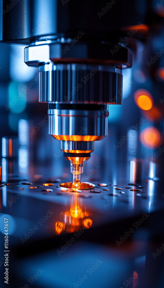 close up view of medical device being calibrated with precision close up view of medical device being calibrated with precision