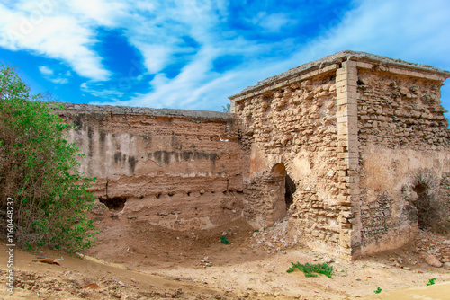 Ruin of the Sultan's palace near the town of Essaouira in Morocco
 photo