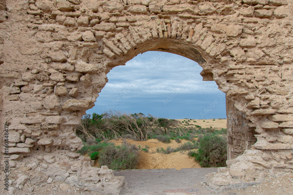 Ruin of the Sultan's palace near the town of Essaouira in Morocco
Ruin of the Sultan's palace near the town of Essaouira in Morocco