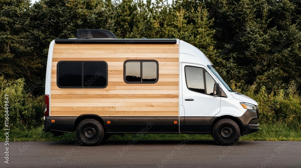 A modern motorhome designed with ecofriendly materials and energyefficient systems A modern motorhome designed with ecofriendly materials and energyefficient systems