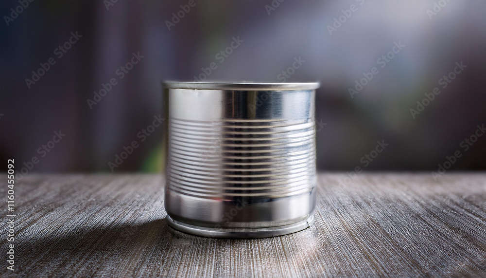 Aluminium can, tin container. Food preservation or canning container mock-up. Aluminium can, tin container. Food preservation or canning container mock-up.