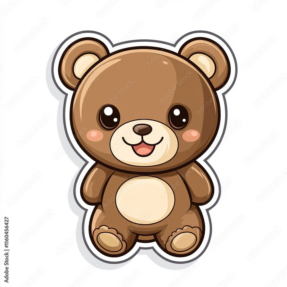 A cute brown teddy bear with simple, clean lines, its endearing shape perfect for playful and creative projects. A cute brown teddy bear with simple, clean lines, its endearing shape perfect for playful and creative projects.