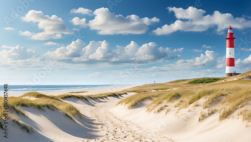 Serene and Picturesque Landscape: A Generative AI Artwork of Natural Beauty