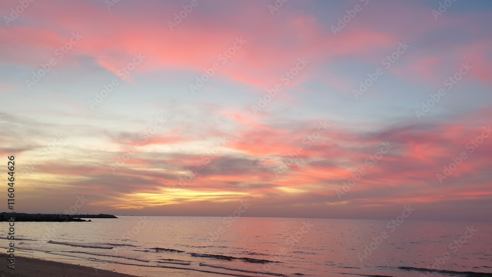 Fototapeta premium sunset at the beach