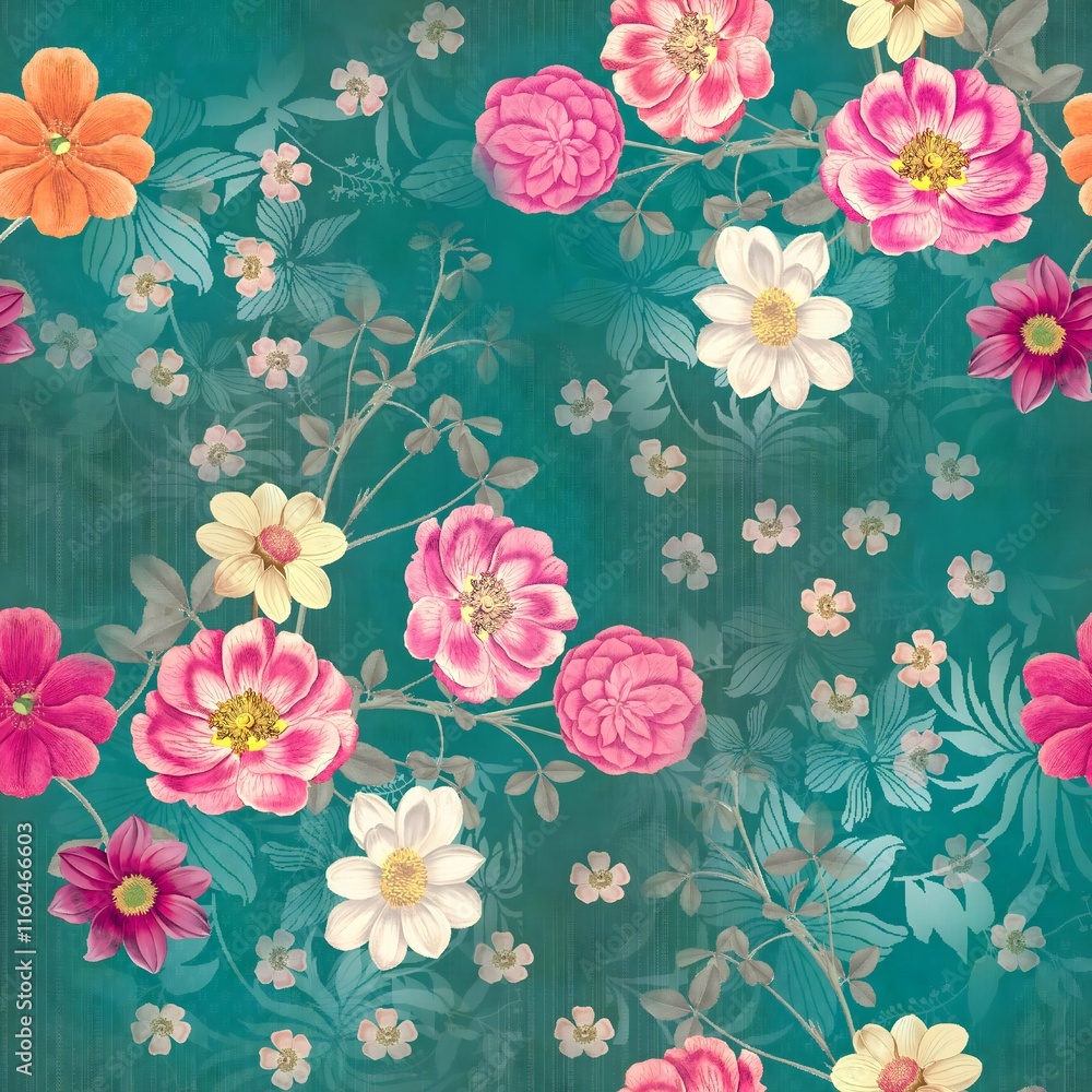 Floral allover patterns With Background textures_seamless allover pattern and abstract Print Floral allover patterns With Background textures_seamless allover pattern and abstract Print