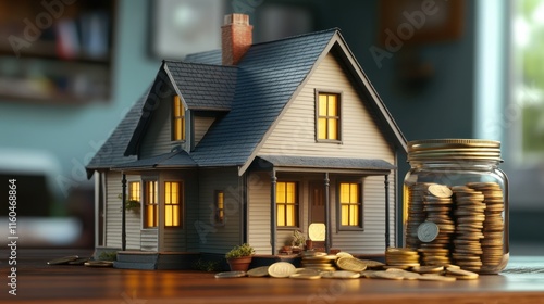 The House with Coins Jar