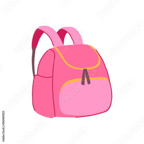 stylish diaper bag cartoon. waterproof insulated, pad pockets, versatile durable stylish diaper bag sign. isolated symbol vector illustration