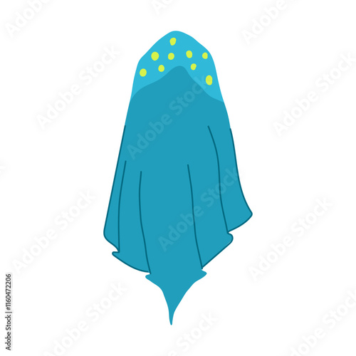 cozy hooded baby towel cartoon. organic bamboo, adorable gender, neutral animal cozy hooded baby towel sign. isolated symbol vector illustration