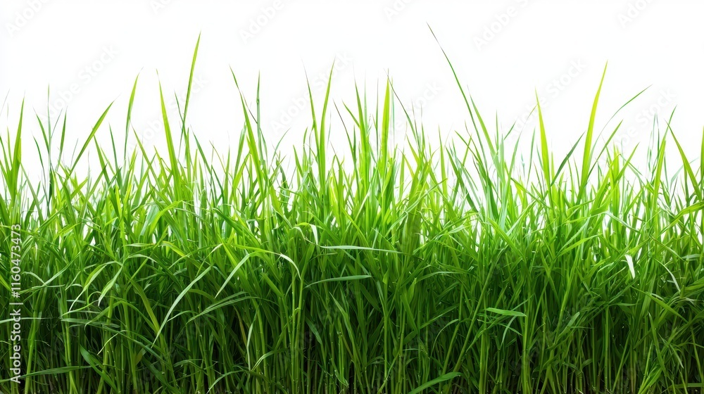 Fototapeta premium Lush Green Grass Background for Fresh Natural Landscaping Design