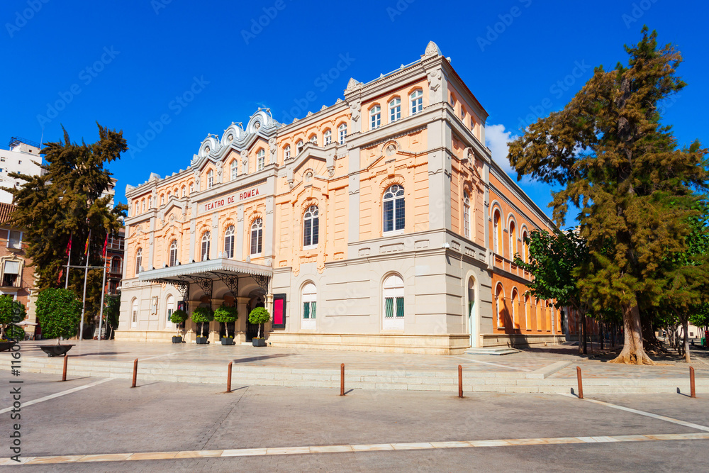 Romea theater or Teatro de Romea in Murcia