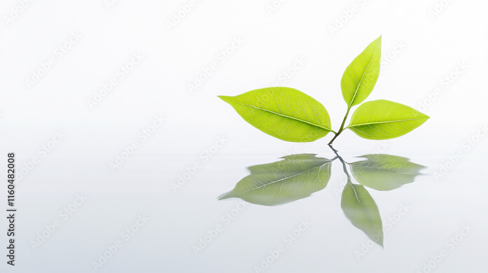 Calm Isolated on White Background - Peaceful Mood Calm Isolated on White Background - Peaceful Mood