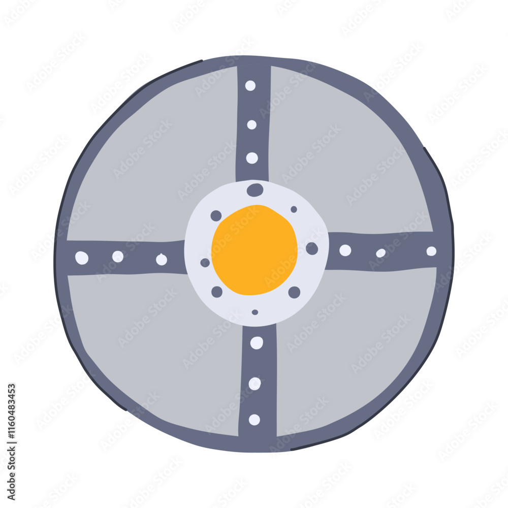 raid viking shield cartoon. protection metal, defense combat, historical ancient raid viking shield sign. isolated symbol vector illustration raid viking shield cartoon. protection metal, defense combat, historical ancient raid viking shield sign. isolated symbol vector illustration