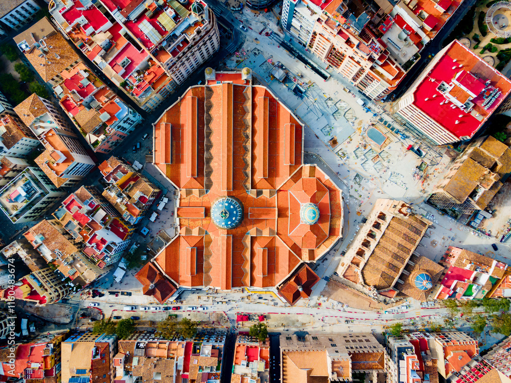 Mercado Central public central market in Valencia