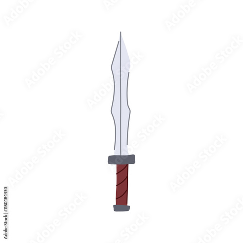 raid viking sword cartoon. shield axe, conquer ship, legend warrior raid viking sword sign. isolated symbol vector illustration