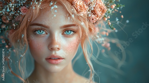 Portrait of a beautiful woman.