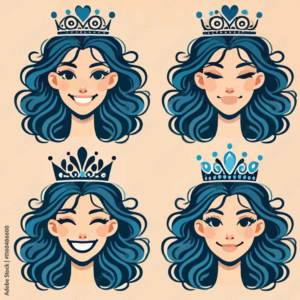beautiful smiling cinderella wearing a crown beautiful smiling cinderella wearing a crown