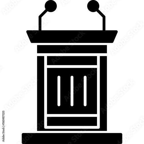 Billede på lærred Debate Icon