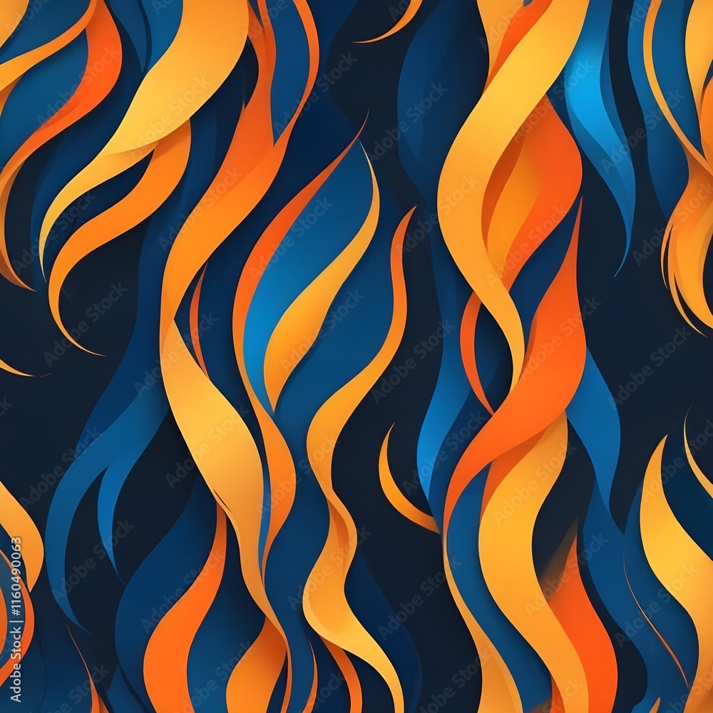 seamless pattern with flames seamless pattern with flames