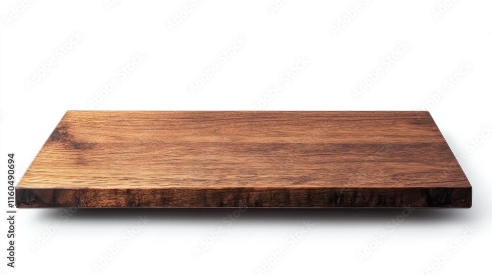 A smooth, modern wooden table top in a rich espresso finish, placed on a white background with a clipping path for clean product shots. A smooth, modern wooden table top in a rich espresso finish, placed on a white background with a clipping path for clean product shots.