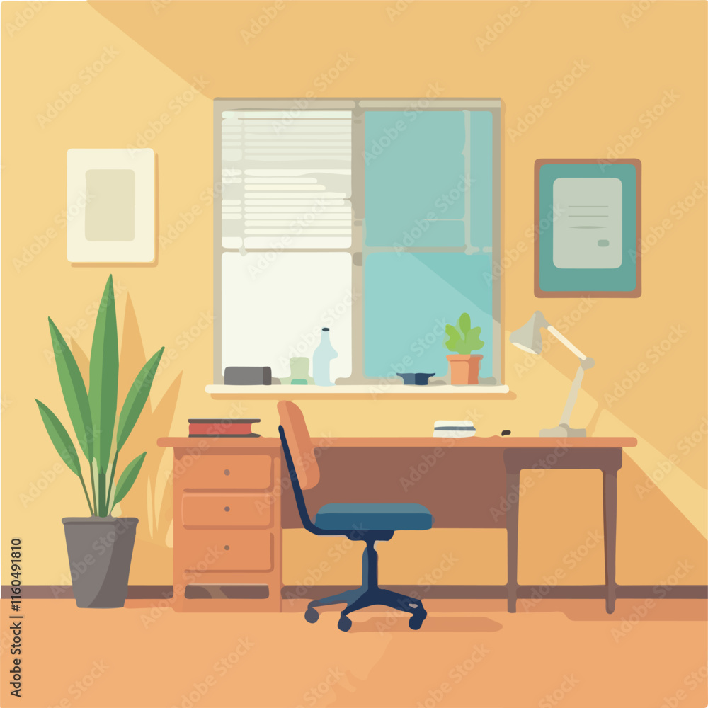 Fototapeta premium School Office room vector design, Office room Illustration Vector design