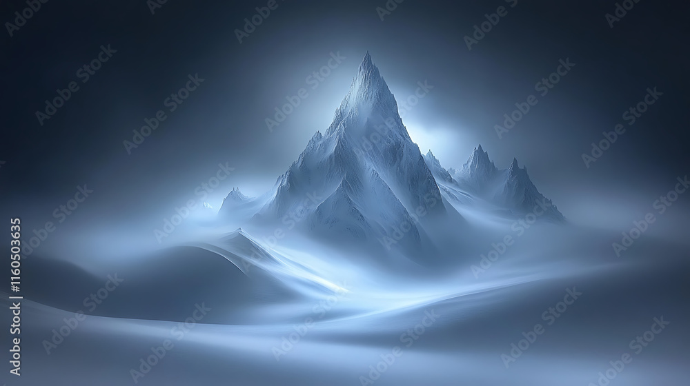 Fototapeta premium winter mountain landscape
