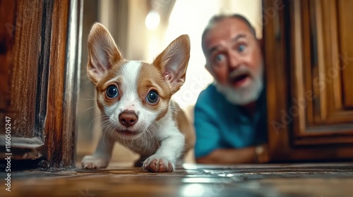 A man walks through a bustling city street, surrounded by people and urban life, capturing the essence of daily hustle, activity, and the vibrant energy of city life.