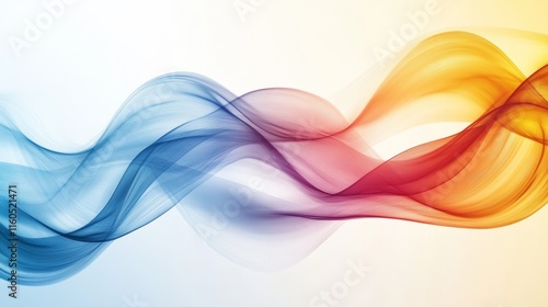 Beautiful Flowing Summer Color Abstract Background. photo