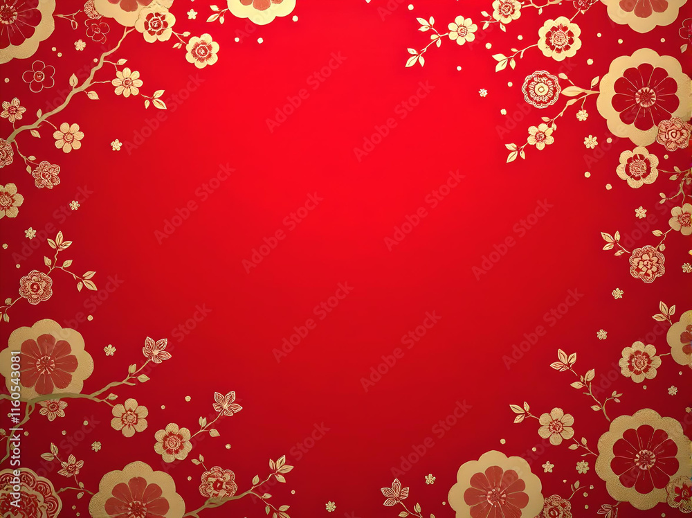 New Year, celebration Red, gold, luxurious, Japanese pattern background, New Year's card, New Year, celebration Red, gold, luxurious, Japanese pattern background, New Year's card,