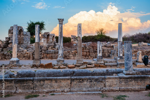 Perge ancient anatolian city, Antalya photo