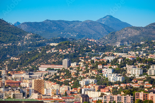 Nice aerial panoramic view, France