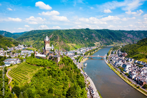 Obraz na płótnie Reichsburg Castle in Cochem, Germany w salonie