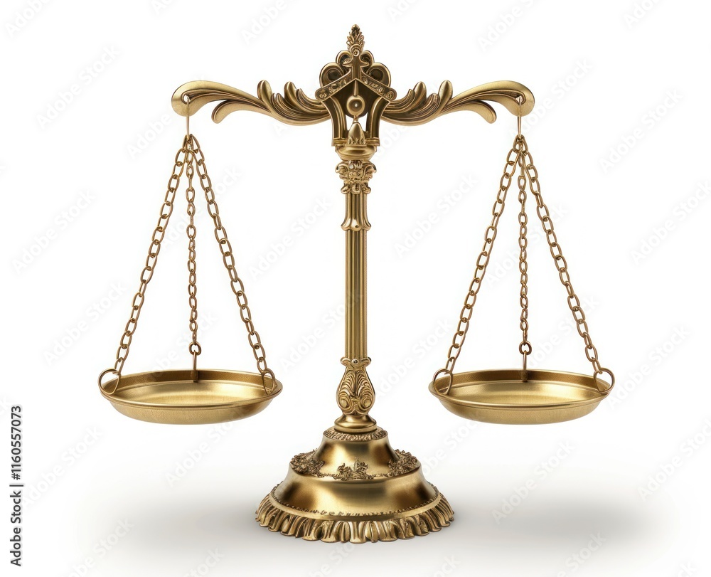 Golden scales of justice isolated on white. (1) Golden scales of justice isolated on white. (1)