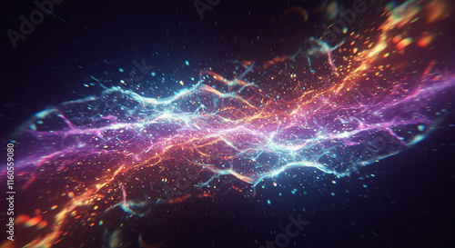 Abstract background that is colorful sparkling and shiny
