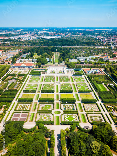 Herrenhausen Gardens in Hannover, Germany photo