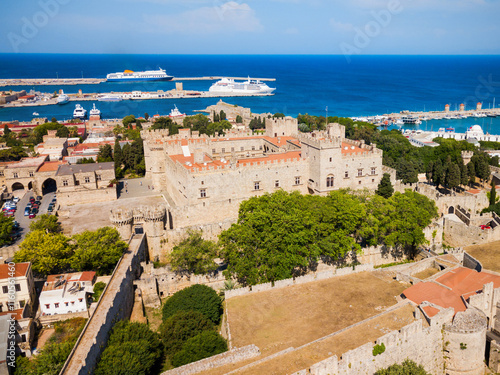 Rhodes old town in Greece