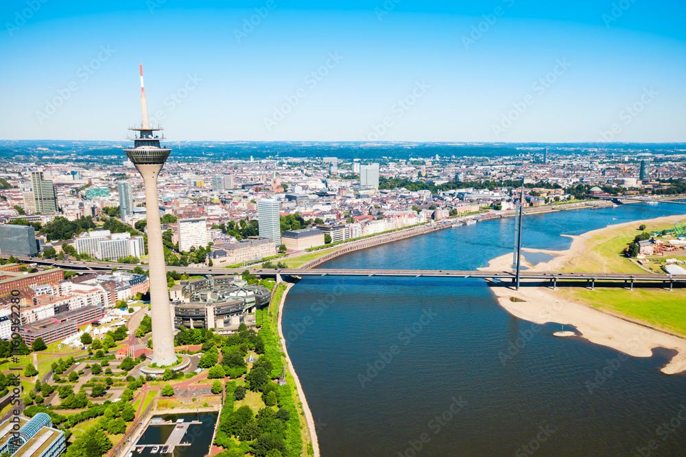 Medienhafen Media Harbour district, Dusseldorf