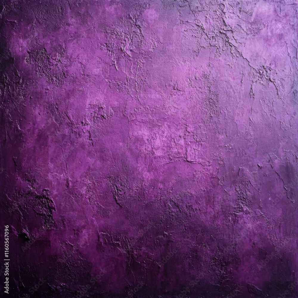 Obraz premium Deep purple rough texture with soft gradient and grunge distressed pattern