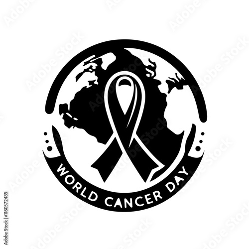 World Cancer Day Vector design.International lung day of World cancer day illustration vector file  