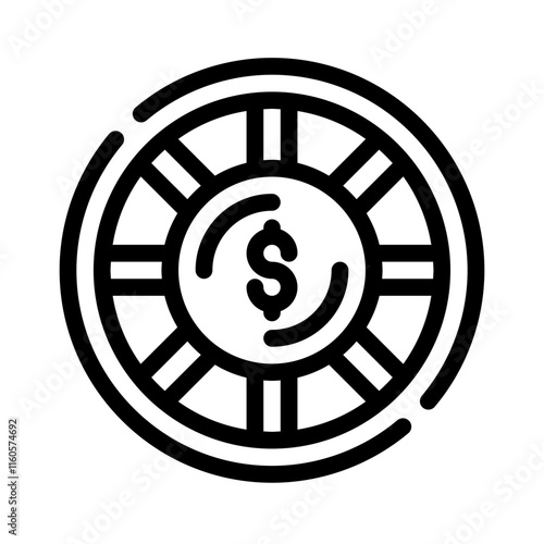 Icon Fund Support With Style Outline 